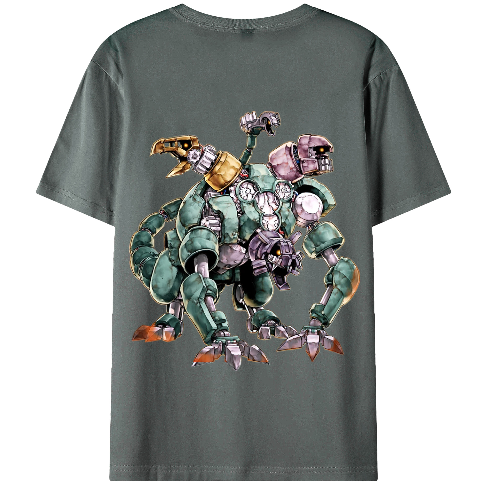 （画像用） 遊☆戯☆王 Yu-Gi-Oh! 綿100％半袖Tシャツ（背面プリント）